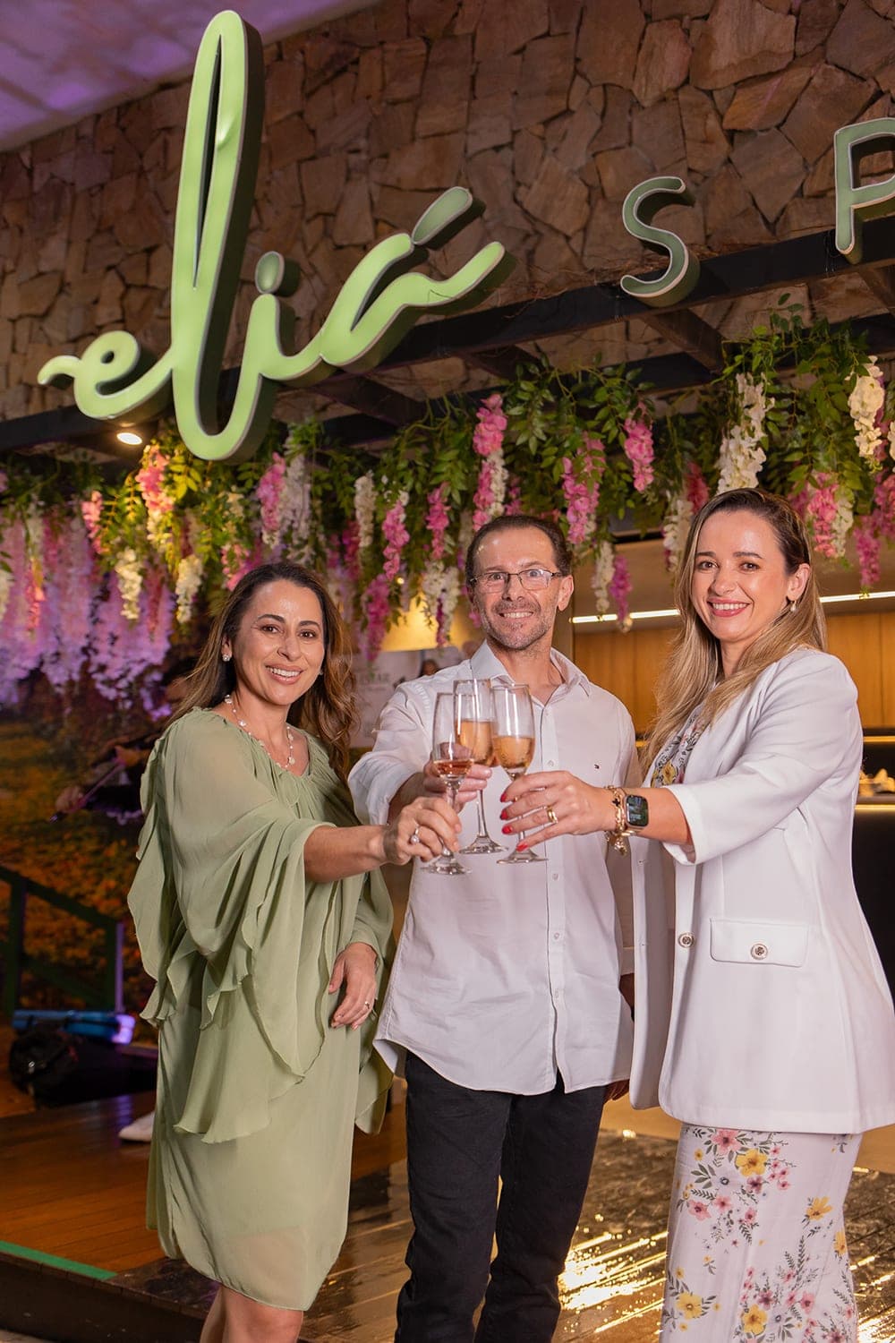 Fundadores da Eliá Spa, responsáveis pela formação da rede